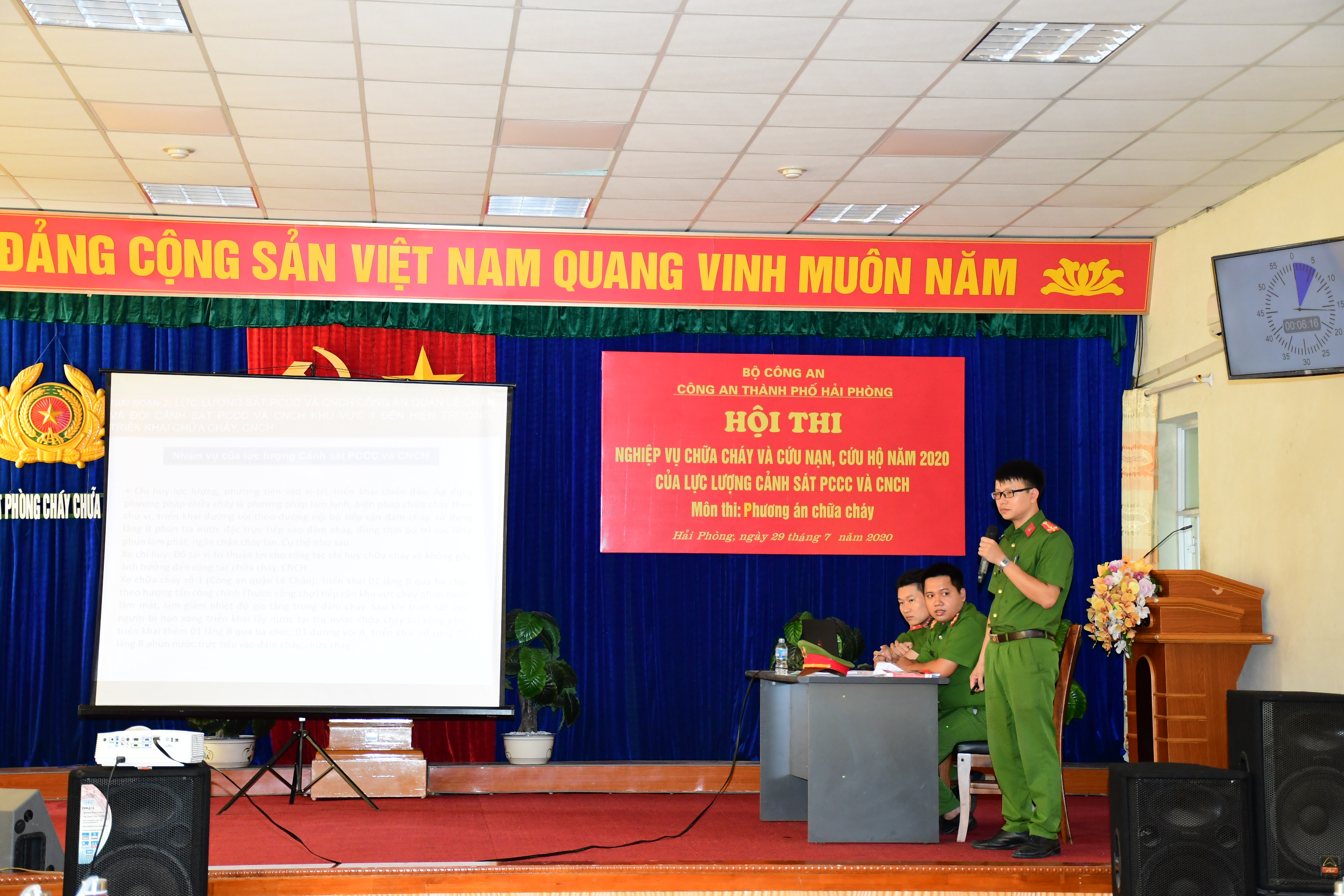Khai mạc Hội thi nghiệp vụ chữa cháy và cứu nạn cứu hộ năm 2020